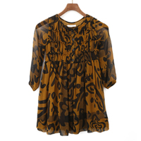 【新品】 ワンピース 8Y バーバリー 49327 BURBERRY ブラック系×イエロー系 ガールズ