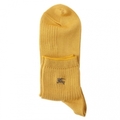 【新品】 靴下 25〜27 バーバリー 56772 BURBERRY イエロー系 メンズ