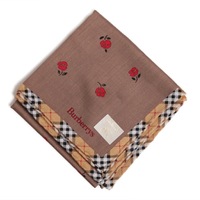 【新品】 薄手 ハンカチ 花柄  バーバリーズ 72309 Burberrys ブラウン メンズ