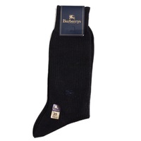【新品】 無地ビジネスソックス 靴下  バーバリーズ 70602 Burberrys ネイビー メンズ