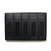 【新品】バーバリー　5点セットソックス 靴下　34478　黒　お得なセットです