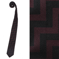 【新品】バーバリーロンドン 柄物ネクタイ 42811 レッド系 メンズ プレゼント いろんなシーンに活躍