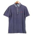 えり裏・ボタン裏チェックポロシャツ 3 バーバリーブラックレーベル 58725 BURBERRY BLACK LABEL ネイビー系 メンズ