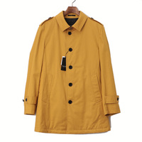 キルティングハーフコート バーバリーブラックレーベル サイズM 44245 イエロー系 メンズ