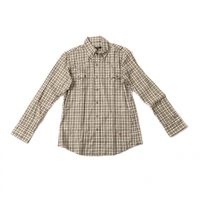 チェックシャツ 3 バーバリーブラックレーベル 55015 BURBERRY BLACK LABEL イエロー系×ベージュ系 メンズ