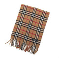 チェックマフラー 143×29cm バーバリーズ 43525 Burberrys ベージュ系 メンズ