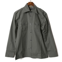 チェック切替ロングスリーブシャツ 2 バーバリーブラックレーベル br01001590 BURBERRY BLACK LABEL カーキ メンズ