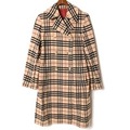 チェック総柄ウールロングコート  バーバリーロンドン br01002053 BURBERRY LONDON ベージュ レディース