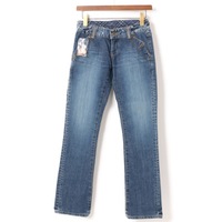 チャーム付きデニムパンツ 24 バーバリーブルーレーベル 74384 BURBERRY BLUE LABEL ブルー レディース