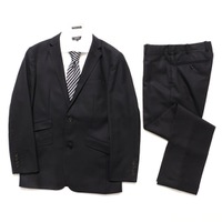 ノッチドラペルテーラードシングルジャケットスーツ S バーバリーブラックレーベル 65224 BURBERRY BLACK LABEL ネイビー メンズ