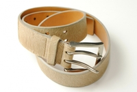 ハラコデザインベルト◆バーバリーブラックレーベル 