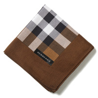 バーバリー ハンカチ 34517 ブラウン系 メンズ レディース プレゼント 味わい深いデザイン