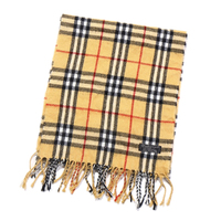 バーバリーズ チェックマフラー 29144 茶・赤系 王道のデザイン