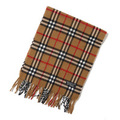 バーバリーズ チェックマフラー 41804 ベージュ系 ウール100％ 定番バーバリーチェックデザイン