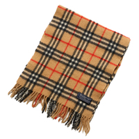 バーバリーズ チェックマフラー ブラウン系 メンズ レディース 31713