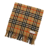 バーバリーズ チェック柄マフラー ブラウン系 メンズ おでかけにオススメ 32893