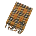 バーバリーズ　チェックマフラー　31977　茶　冬を暖かく過ごそう♪