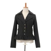 バーバリーブルーレーベル ジャケット 40838 グレー系 レディース ガーリデザインジャケット