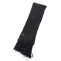 バーバリーブルーレーベル 厚手マフラー 29211 黒系 あったかロングマフラー