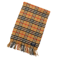 バーバリーロンドン チェックマフラー 32116 ブラウン系 メンズ レディース