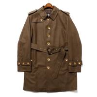 ブロンズボタンガンフラップ装飾ミニタリーコート L バーバリーロンドン 65069 BURBERRY LONDON カーキ メンズ