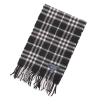 マフラー カシミア バーバリーロンドン BURBERRY LONDON 44659 ブラック系 メンズ