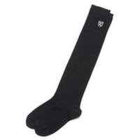 リボンハートロゴ刺しゅう入りオーバーニーソックス