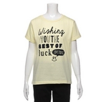 ロゴ＆吹き出しプリント入りTシャツ