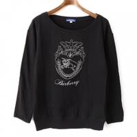 ロンT（ロゴ入り） 38 バーバリーブルーレーベル 56451 BURBERRY BLUE LABEL ブラック系 レディース