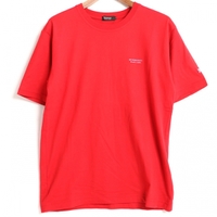 袖ロゴ刺繍半袖Tシャツ 3 バーバリーブラックレーベル 75214 BURBERRY BLACK LABEL レッド メンズ