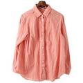長袖シャツドレスシャツ 44 バーバリーロンドン 59665 BURBERRY LONDON オレンジ系 レディース