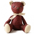 文字ロゴベアぬいぐるみ  バーバリーロンドン 62430 BURBERRY LONDON レッド系 ガールズ