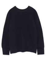 【emmi atelier】ホールガーメント藍染めニット/BLU