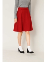 フラノフレアスカート/アカ(100)