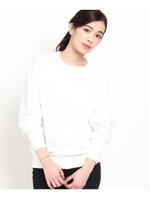 PRESCOTTON裏毛スウェット/ホワイト(001)