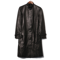 スタンドカラーコート 40 バーバリーロンドン 43483 BURBERRY LONDON こげ茶 レディース