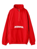 ANORAK SWEAT TOP/レッド