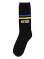 WEGO/NEONロゴ2ラインソックス