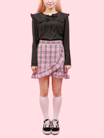 WC/チェックフリルスカパン