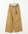 [WEB限定]ベルト付きチノパンツ