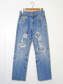 【USED】 LEE クラッシュデニムパンツ