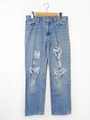 リメイククラッシュデニムパンツ リメイク  POLOJEANS ポロジーンズ ラルフローレン  