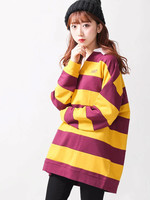 WEGO/ワンポイントラガースウェットワンピース