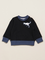 BABY ダイナソーアップリケ トレーナー/杢グレー