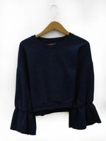 リメイクフレアスリーブスウェット リメイク     