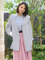 【2018春夏商品】スウェットマルチシルエットトッパーカーディガン