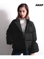 【ANAP】中綿ショートボリュームダウン/ベージュ(005)