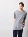WEGO/リヨセルサイドスリットロングTシャツ