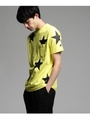 【WEB限定】USAコットン スター総柄Tシャツ/ホワイト(001)