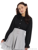 コットンレースBL/ブラック